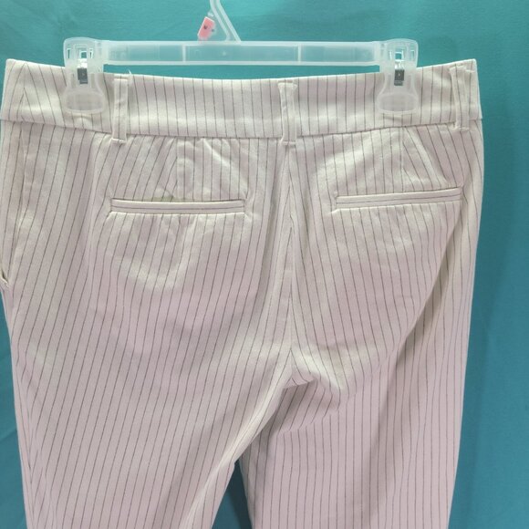 Loft Marisa Skinny Pinstripe Pants Size 4 Women's - Picture 6 of 7